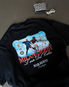 MILAN DERBY TEE - BLACK