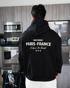 PARIS HOODIE - BLACK