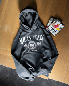 MILAN HOODIE - DARK GREY