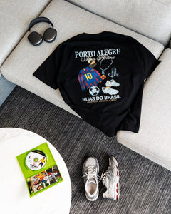 PORTO ALEGRE TEE - BLACK