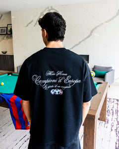 CAMPIONI D'EUROPA TEE - BLACK