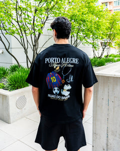 PORTO ALEGRE TEE - BLACK