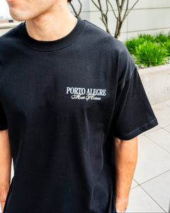 PORTO ALEGRE TEE - BLACK