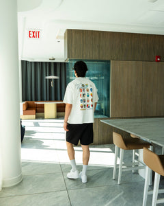 ITALIAN LOGOS TEE - WHITE