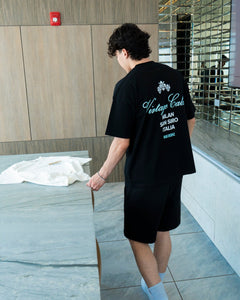 VINTAGE CALCIO TEE - BLACK