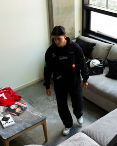 07/08 CHAMPIONS HOODIE - BLACK